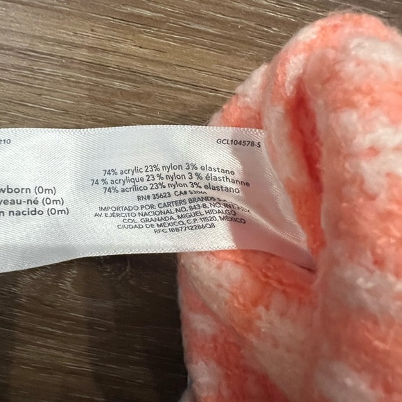 NWT - Carter’s - Jersey Printed Sweater Knit Jumpsuit Various Sizes - Picture 5 of 5